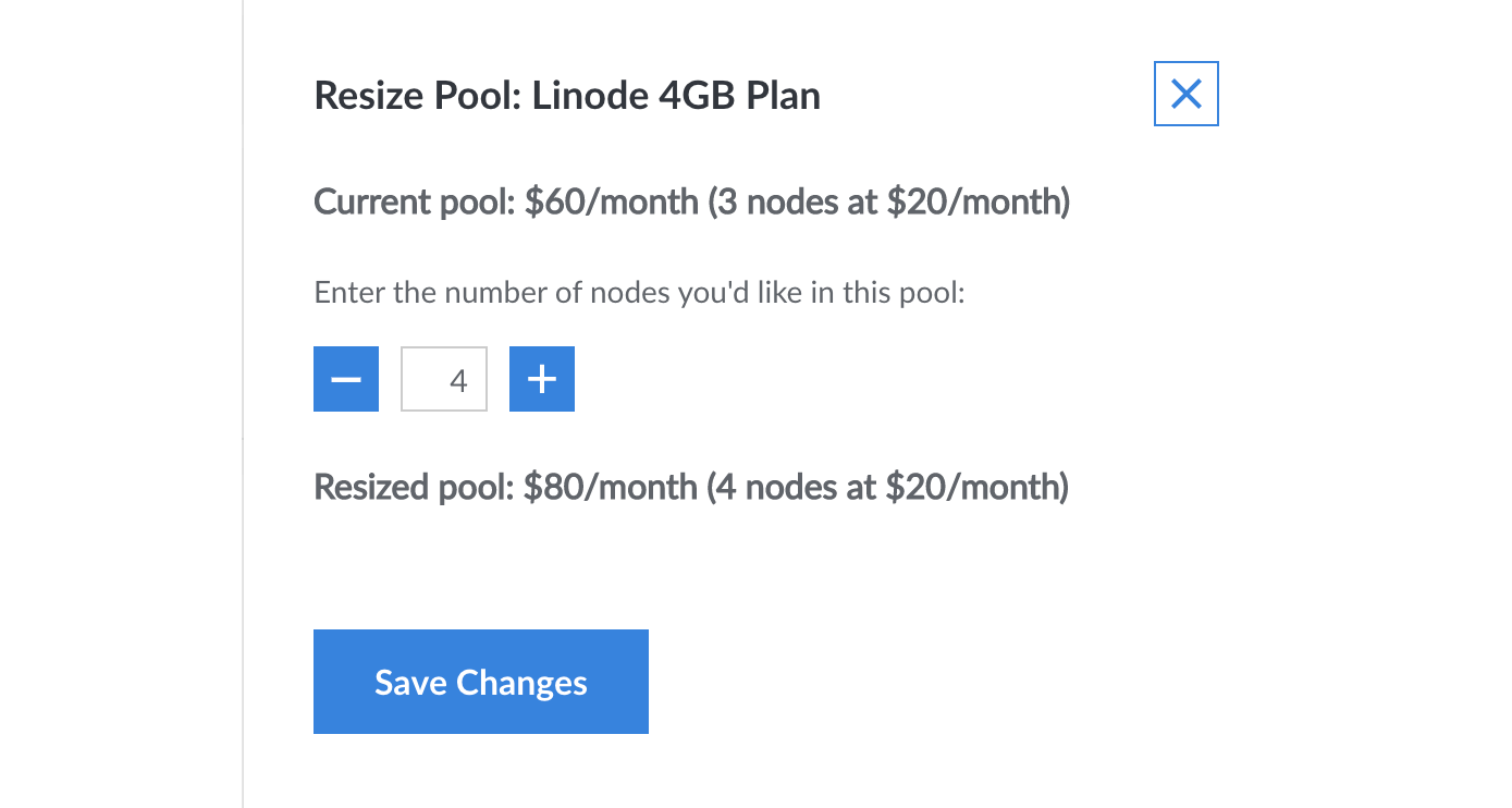 Edit your cluster&rsquo;s node pool